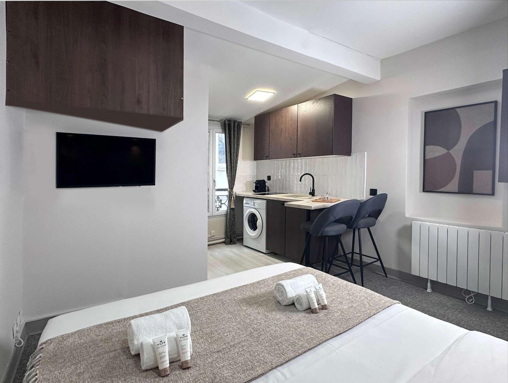 Apartamento Charming Studio In Porte De Versailles París Exterior foto